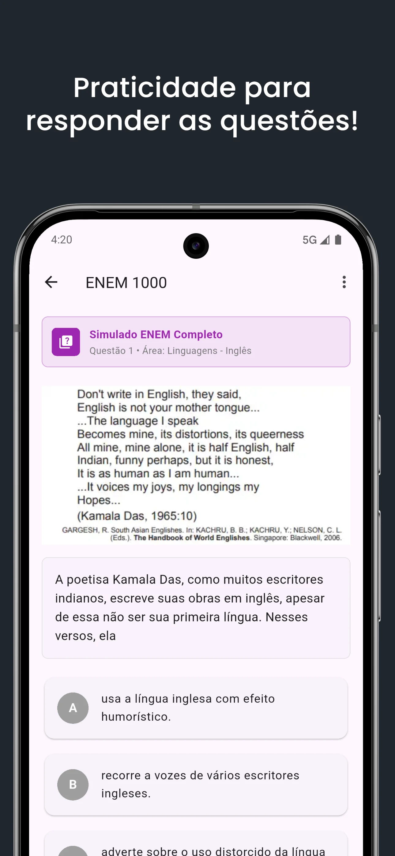 Enem 1000 - Provas e Simulados screenshot